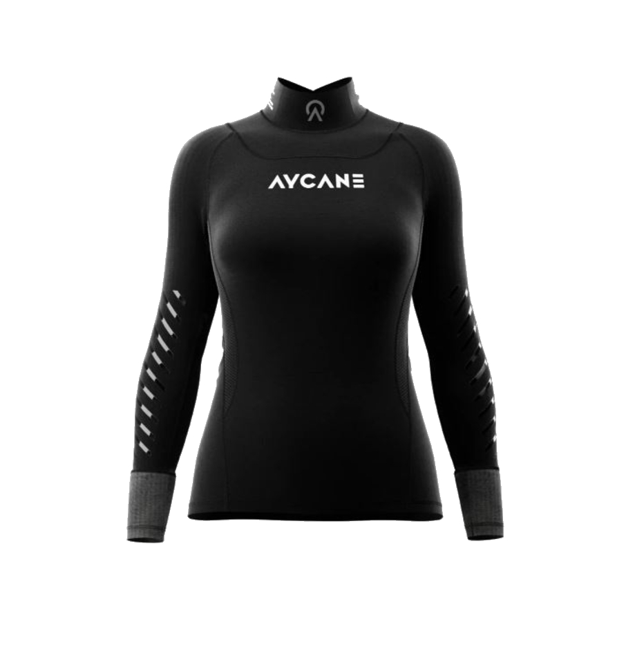 Aycane Dámské triko s nákrčníkem Aycane Blade W Base Layer Long Sleeve Sleeve SR, Senior, L