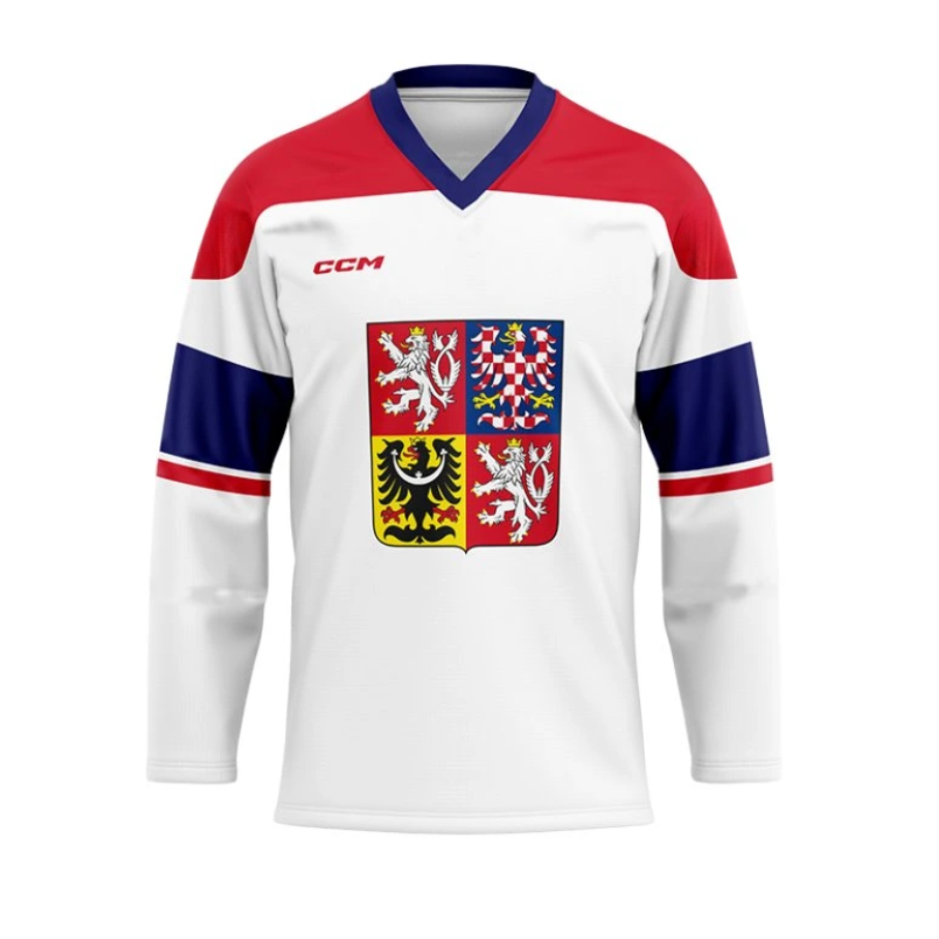 CCM Reprezentačný dres CCM ZOH biely bez reklám