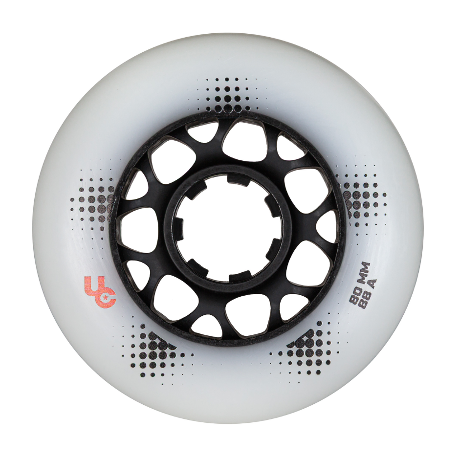 Powerslide Kolečka Powerslide Undercover Team (4ks), bílá, 88A, 80