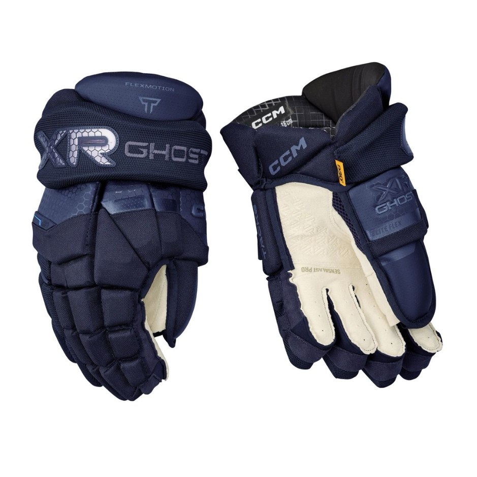 CCM Rukavice CCM Tacks XR Ghost SR, Senior, 13", tmavě modrá