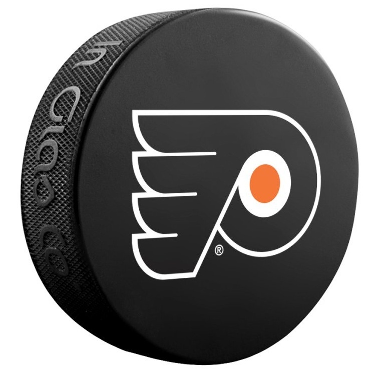Fanouškovský puk NHL Logo Blister (1ks), Philadelphia Flyers