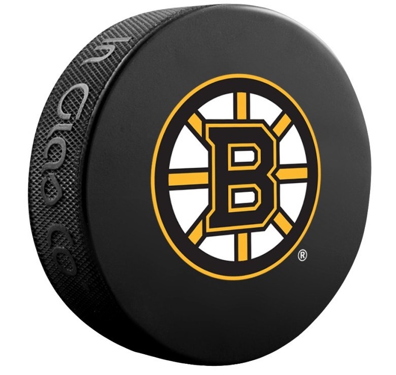 Fanouškovský puk NHL Logo Blister (1ks), Boston Bruins