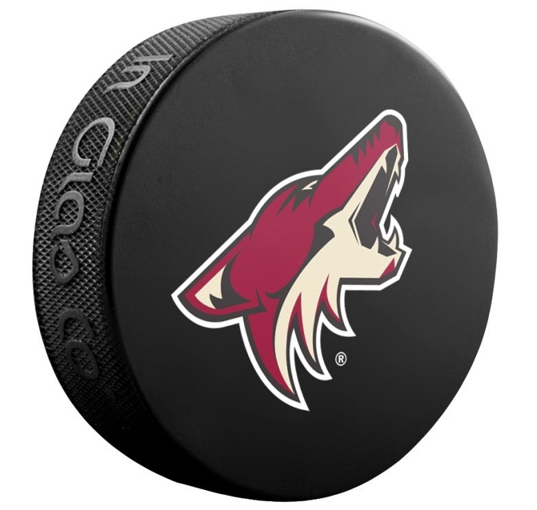 Fanouškovský puk NHL Logo Blister (1ks), Arizona Coyotes