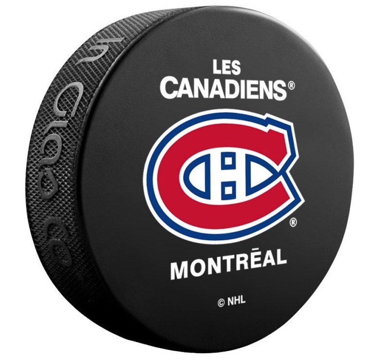 Fanouškovský puk NHL Logo Blister (1ks), Montreal Canadiens