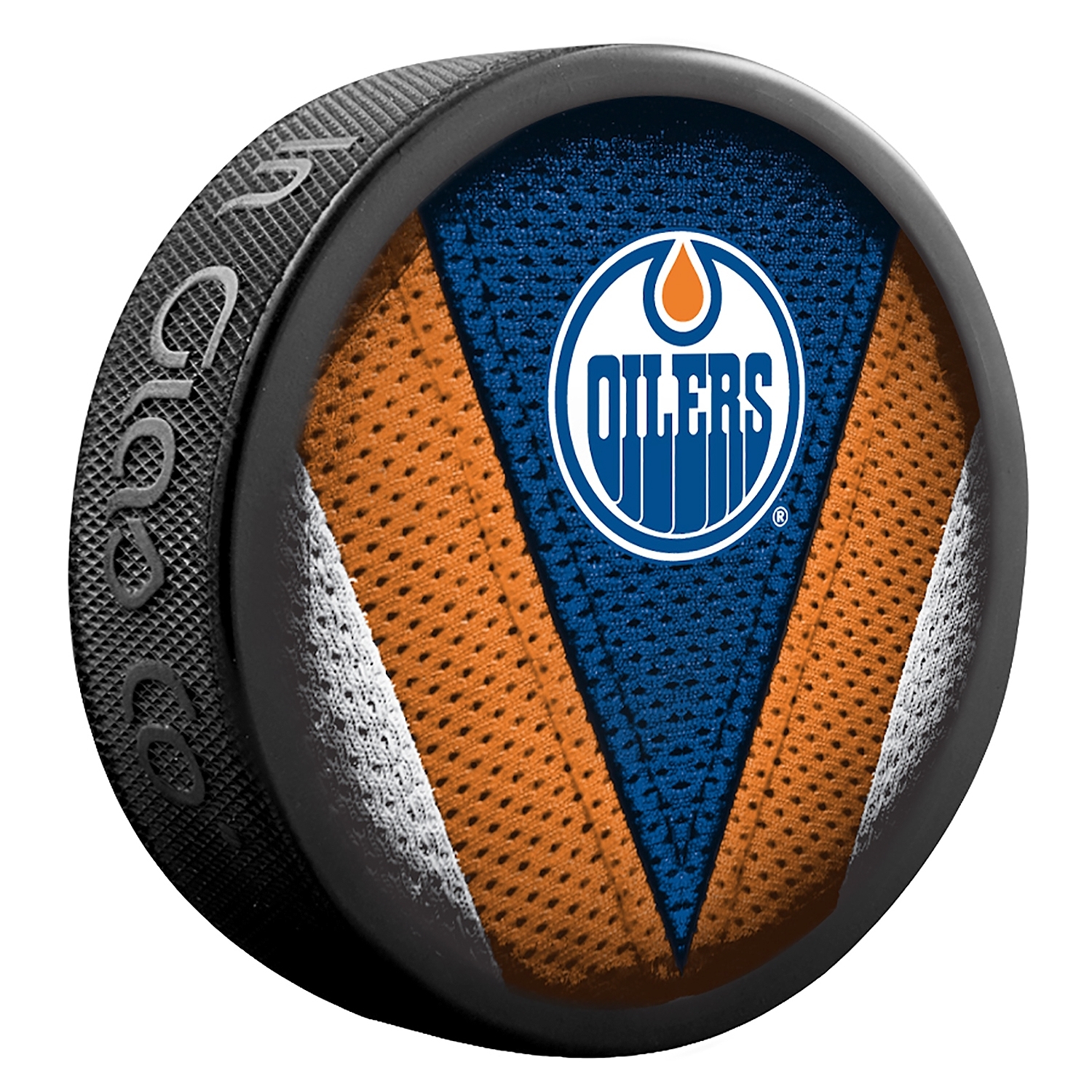 Fanouškovský puk NHL Stitch Blister (1ks), Edmonton Oilers