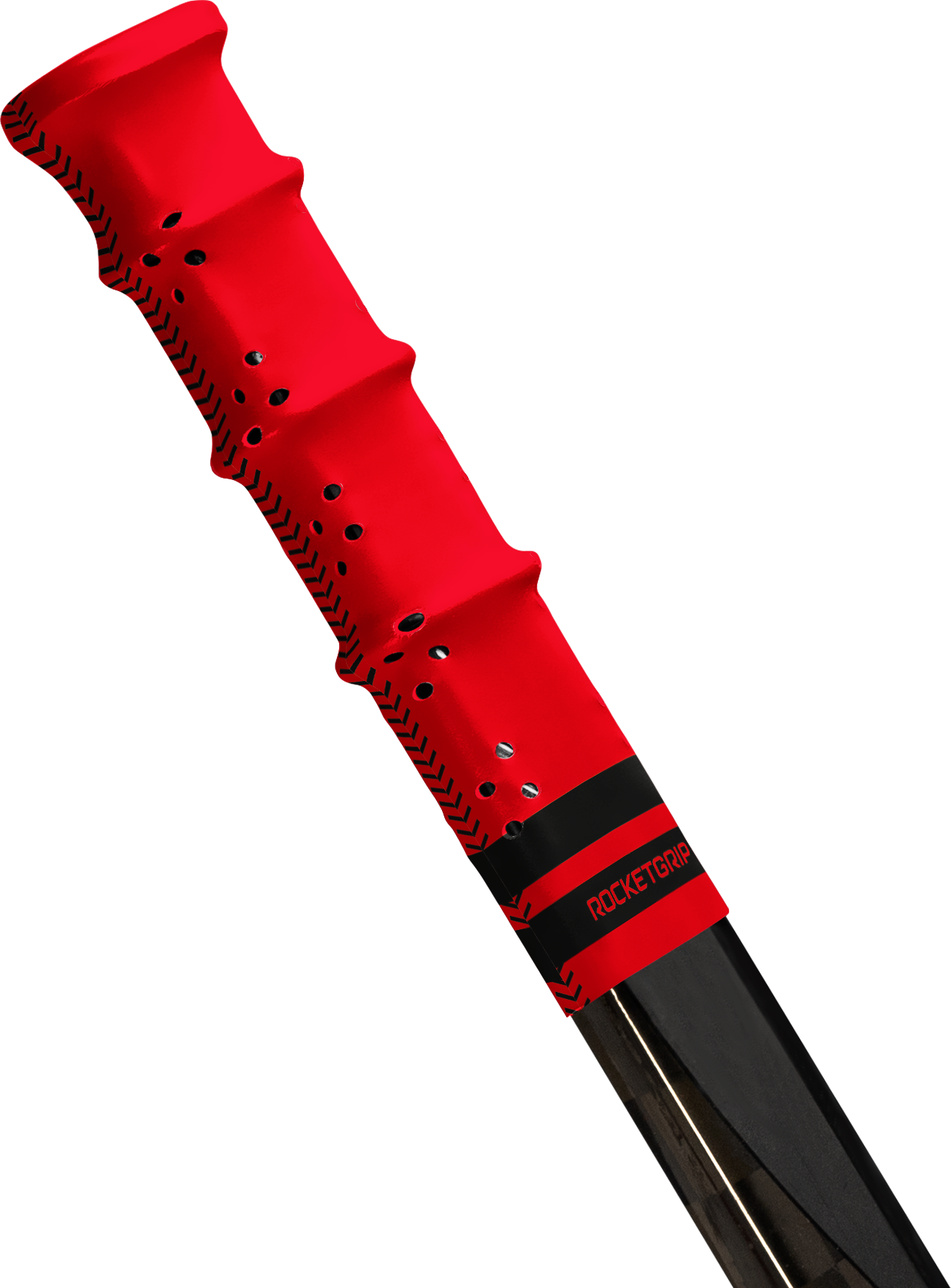 Koncovka RocketGrip Hole Color Grip, červená-černá