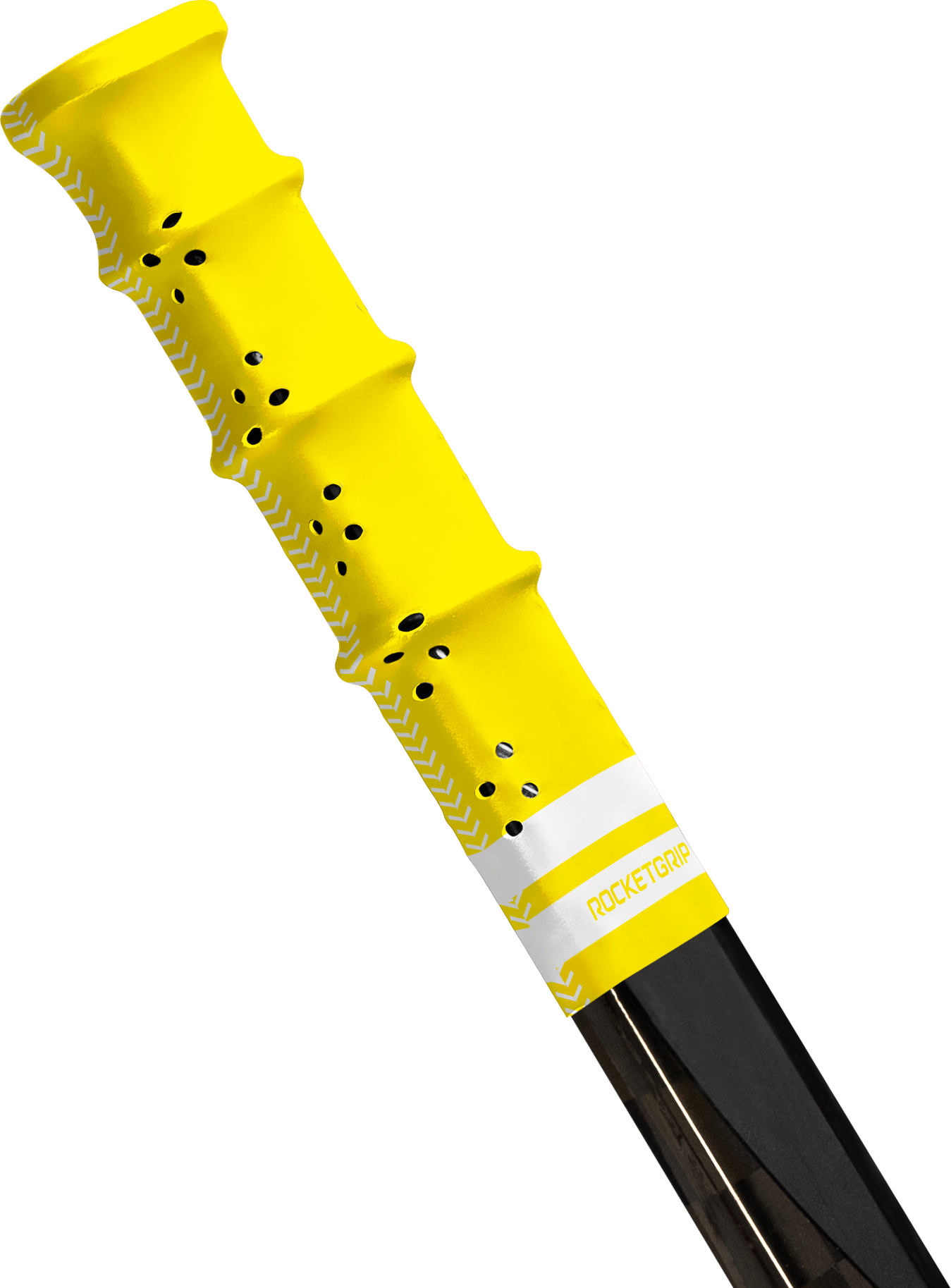 Koncovka RocketGrip Hole Color Grip, žlutá-bílá