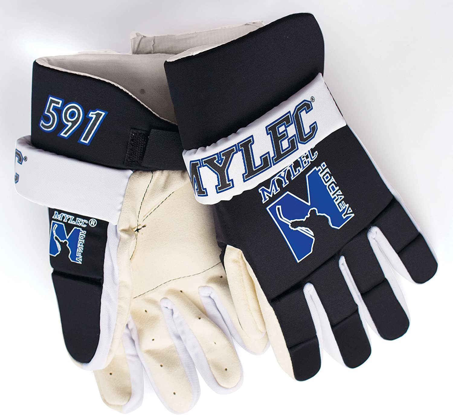Hokejbalové rukavice Mylec MK1, černá, 14", M