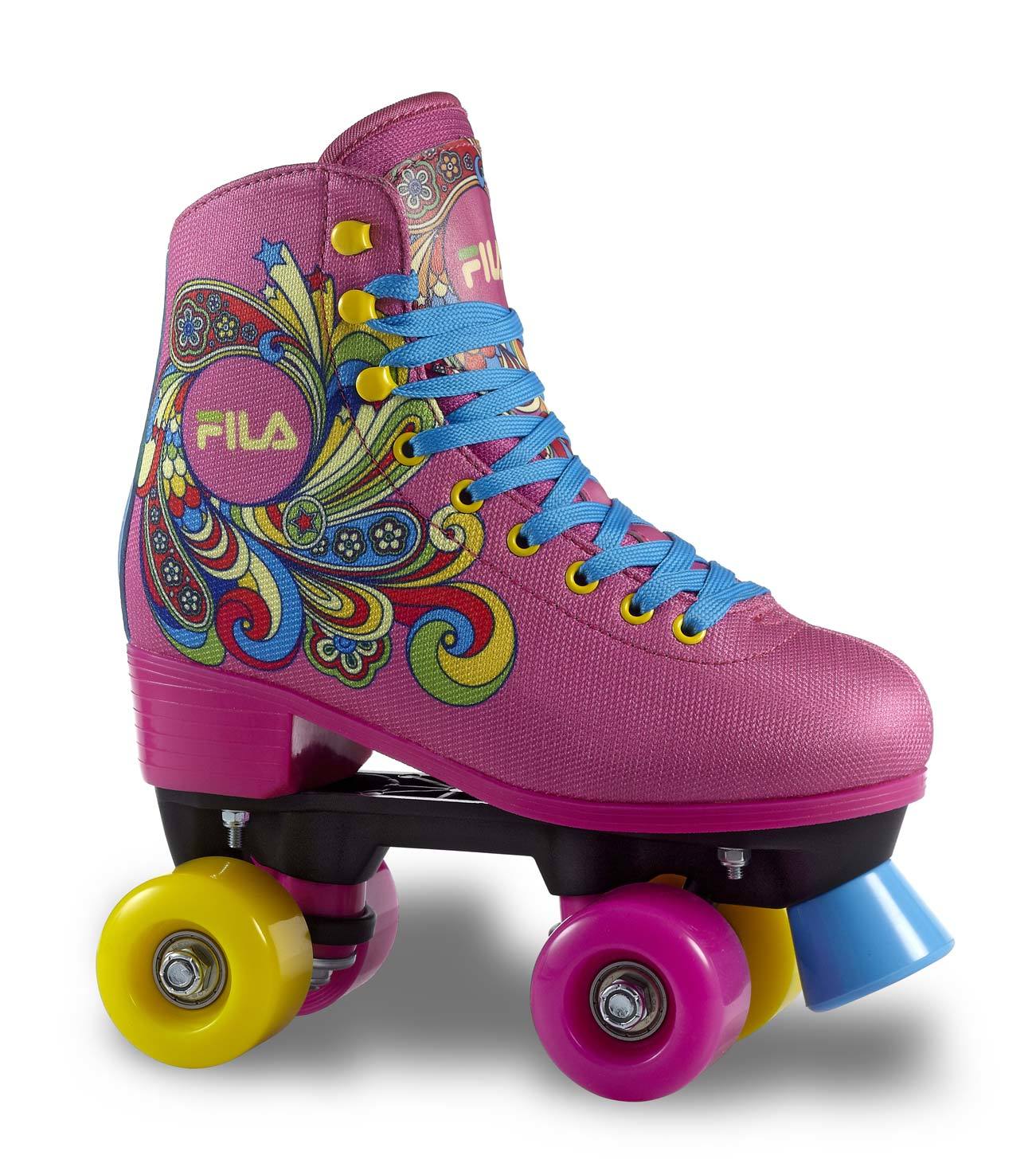 Fila Detské kolieskové korčule Fila Quad Bella Pink, 35, 2x2, 54