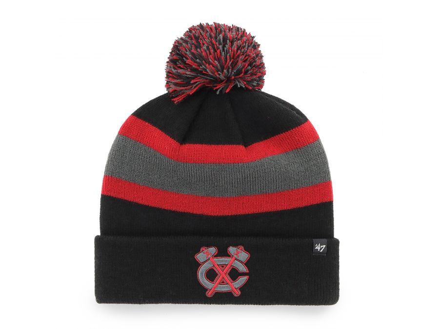 47' Brand Čiapky NHL 47 Brand Breakaway Cuff Knit Beanie Global SR, Senior, Chicago Blackhawks