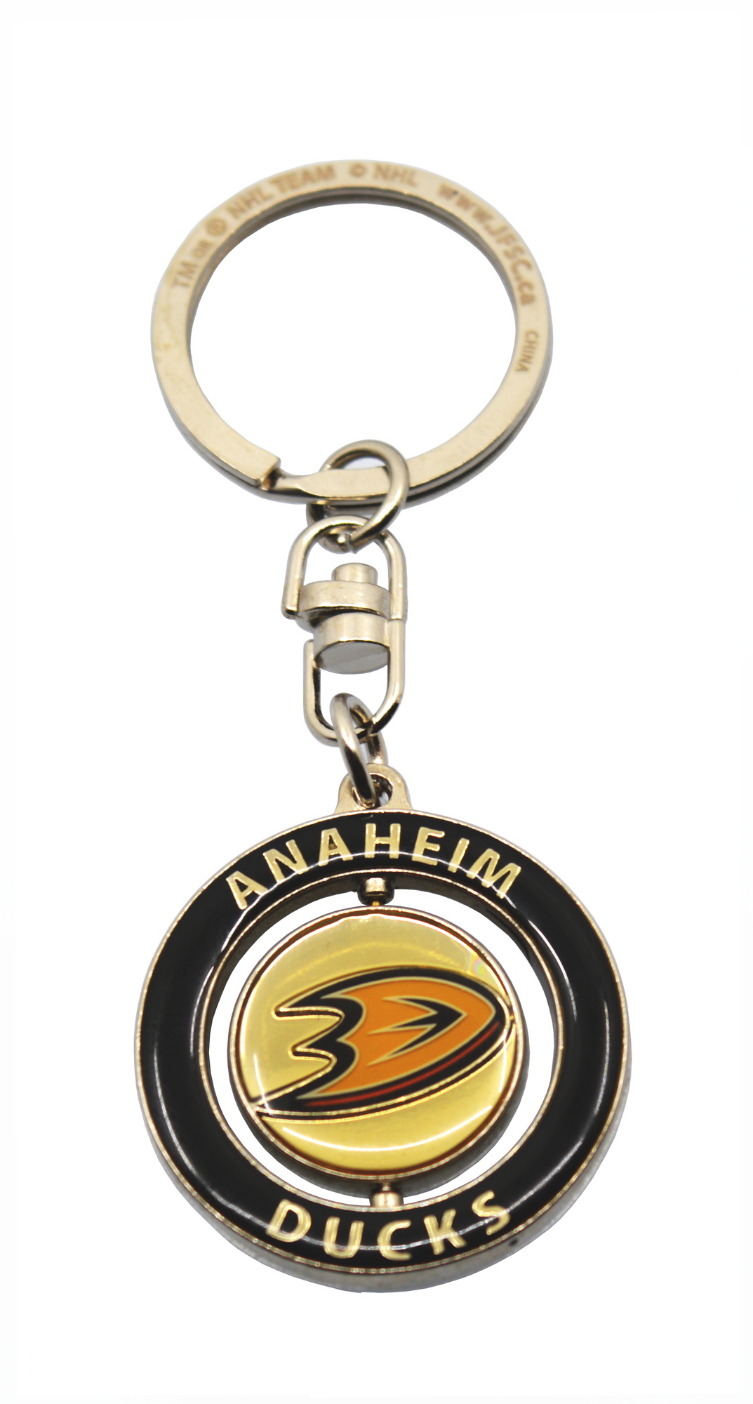 JFSC Prívesok na kľúče JFSC NHL Spinner, Anaheim Ducks