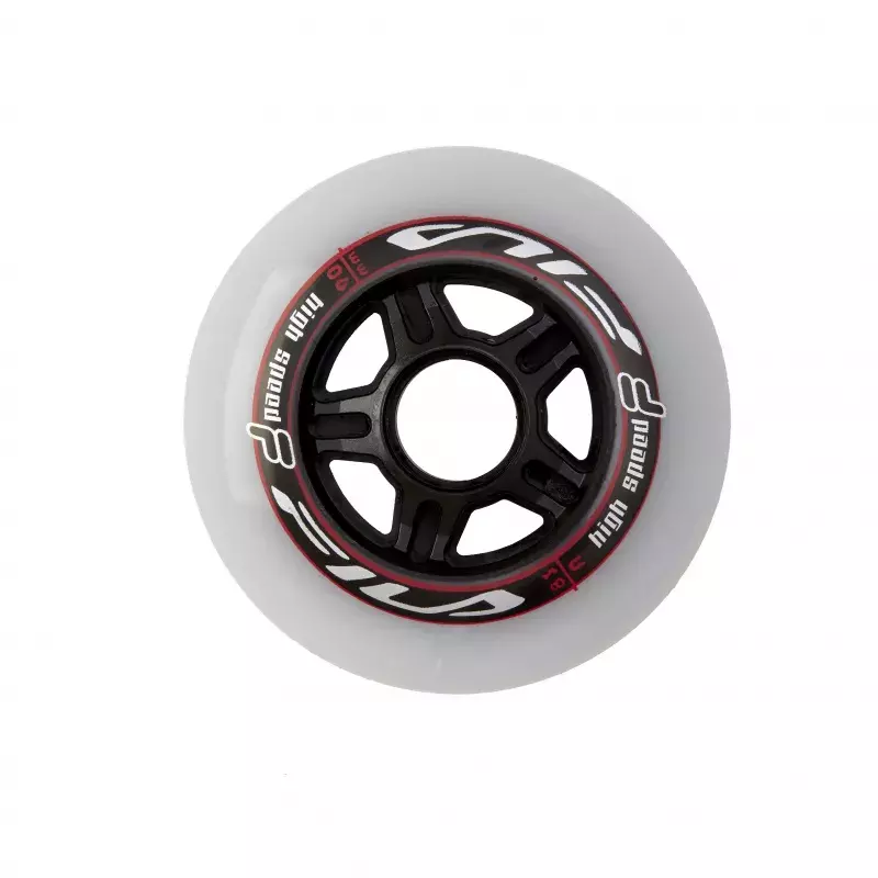 Kolieska Fila Wheels Set White/Red (6ks), 83A, 90