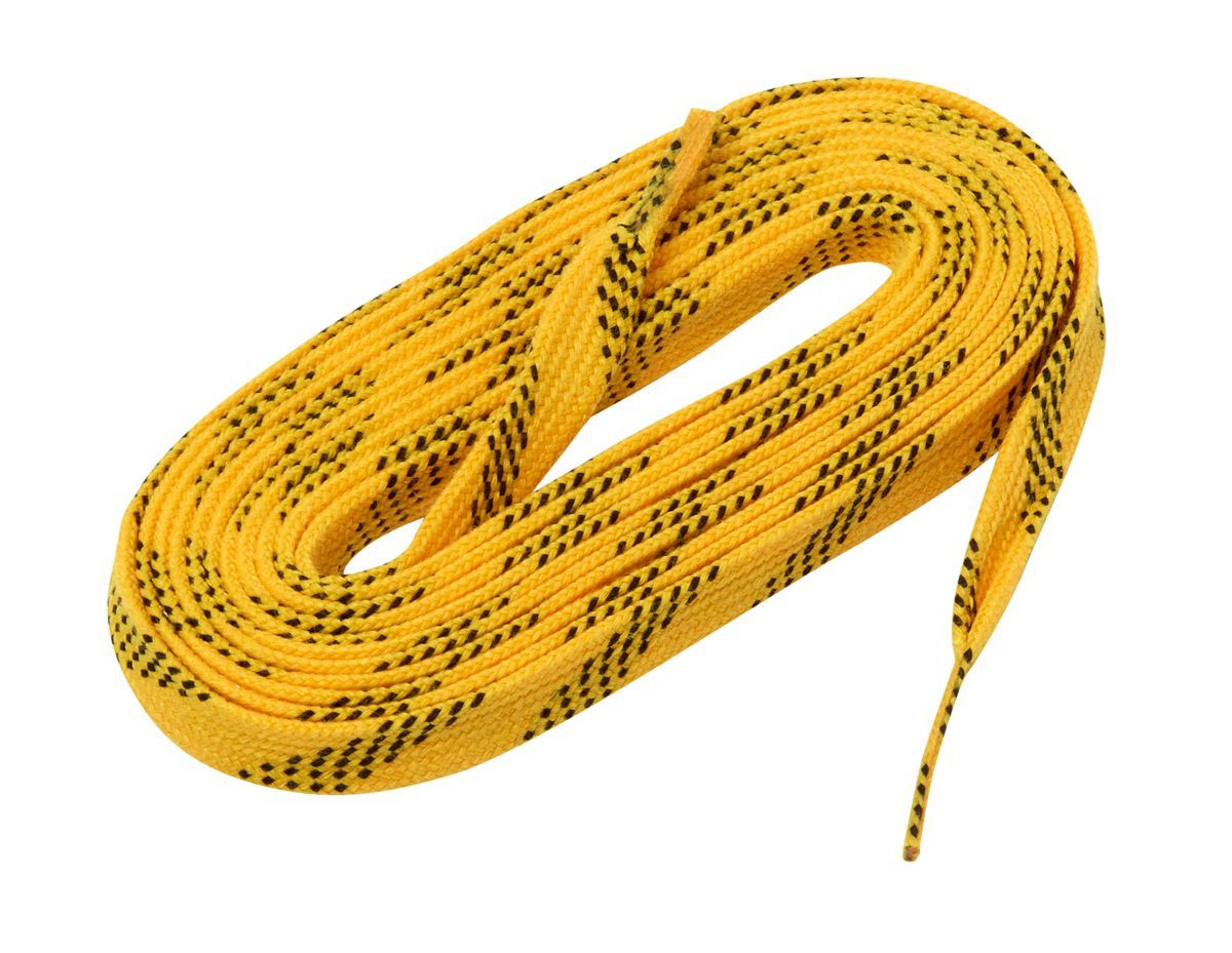 Voskované tkaničky Winnwell, žlutá, 63"