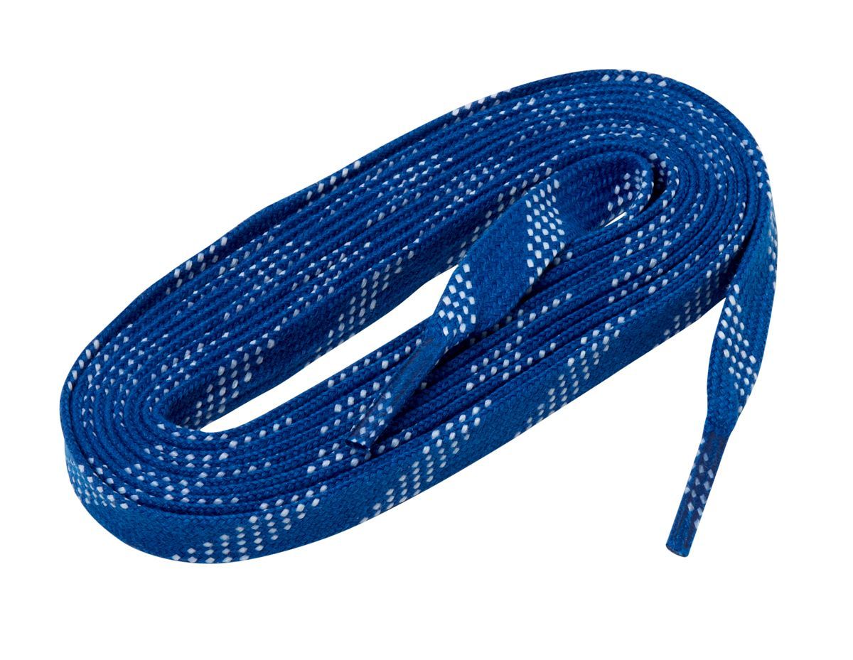 Voskované tkaničky Winnwell, modrá, 130"