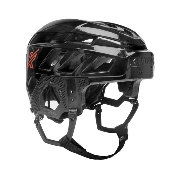 Hokejbalová helma Knapper, černá, M, 50-56cm