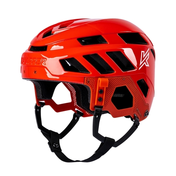Hokejbalová helma Knapper, červená, L, 55-61cm