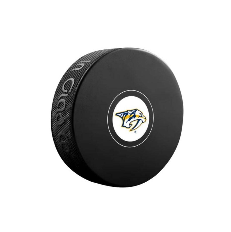InGlasCo Fanúšikovský puk NHL Autograph Blister (1ks), Nashville Predators
