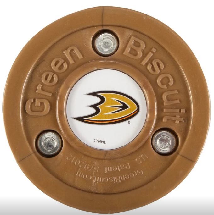 Puk Green Biscuit NHL Anaheim Ducks