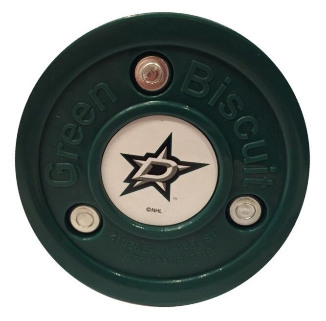Puk Green Biscuit NHL Dallas Stars