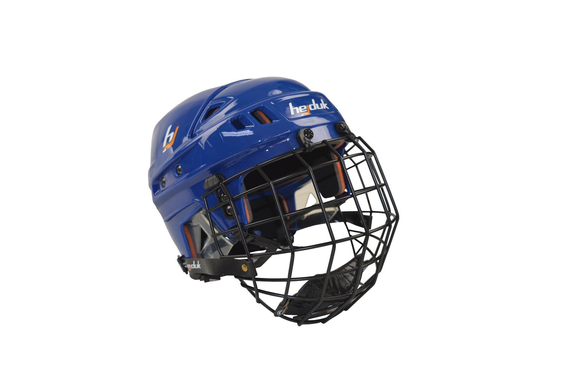 Hejduk Prilba Hejduk XX + Koš, modrá, Senior, S-M, 54-58cm, Černý koš