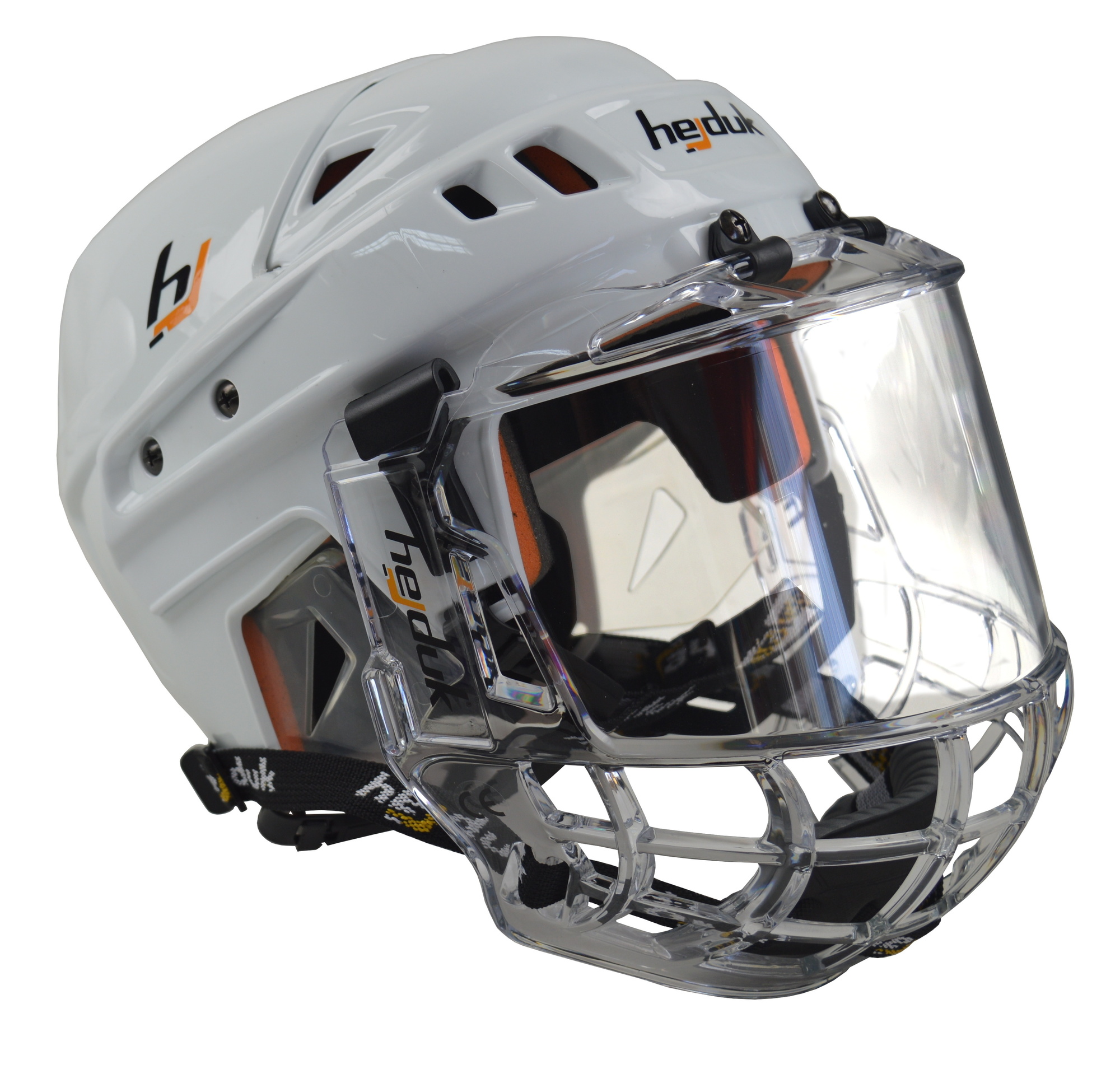 Hejduk Prilba Hejduk XX + Plexi, biela, Senior, M-L, 57-61cm, Fullshield