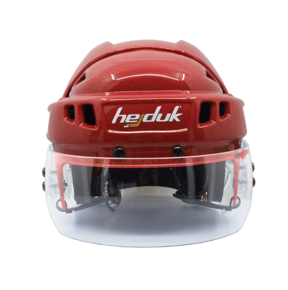 Hejduk Prilba Hejduk XX + Plexi, červená, Senior, M-L, 57-61cm, Proline MHX