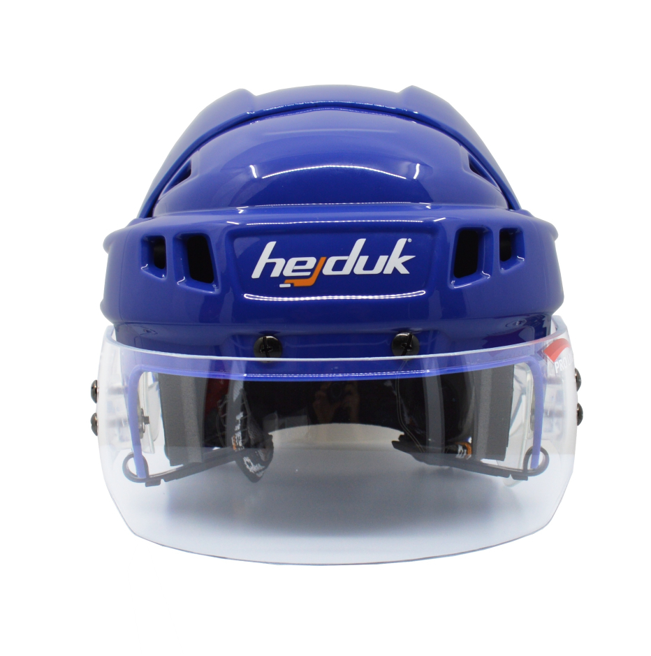 Hejduk Prilba Hejduk XX + Plexi, modrá, Senior, M-L, 57-61cm, Proline MHX