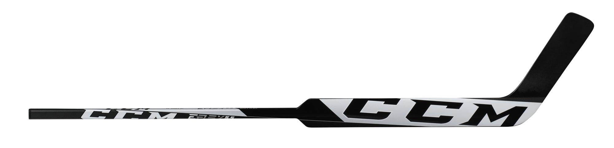 Brankářská hokejka CCM Eflex 5.5 JR, Junior, bílá-černá, 23", L, P4