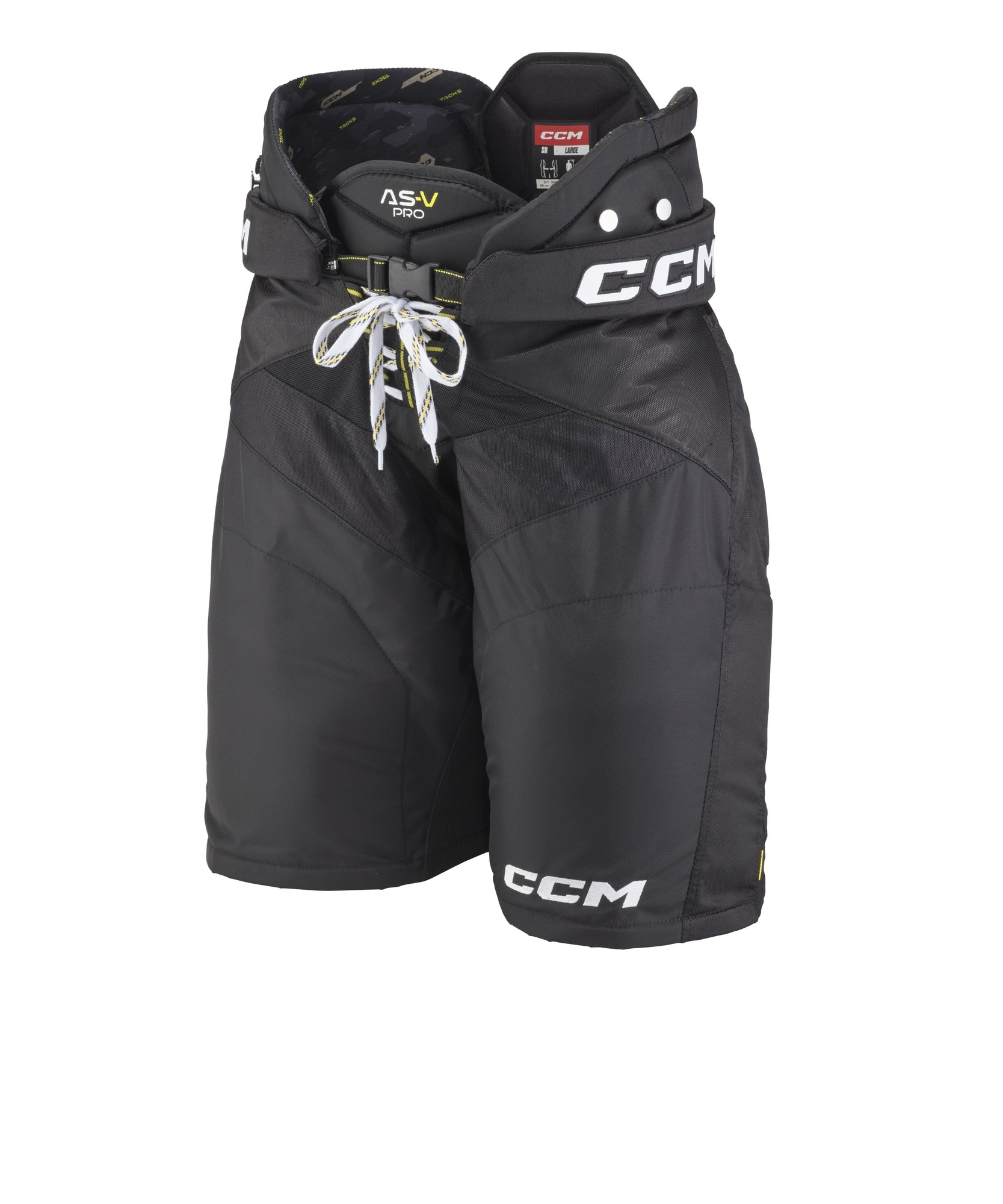 Kalhoty CCM Tacks AS-V Pro Velcro SR, Senior, XL, červená