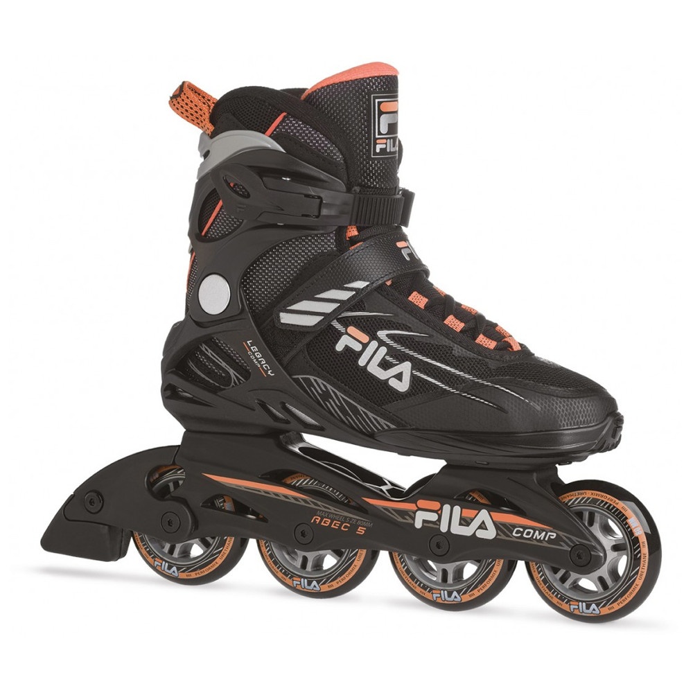 Fila Kolieskové korčule Fila Legacy Comp Lady Black/Salmon, 5.0, 38, 4x, 80