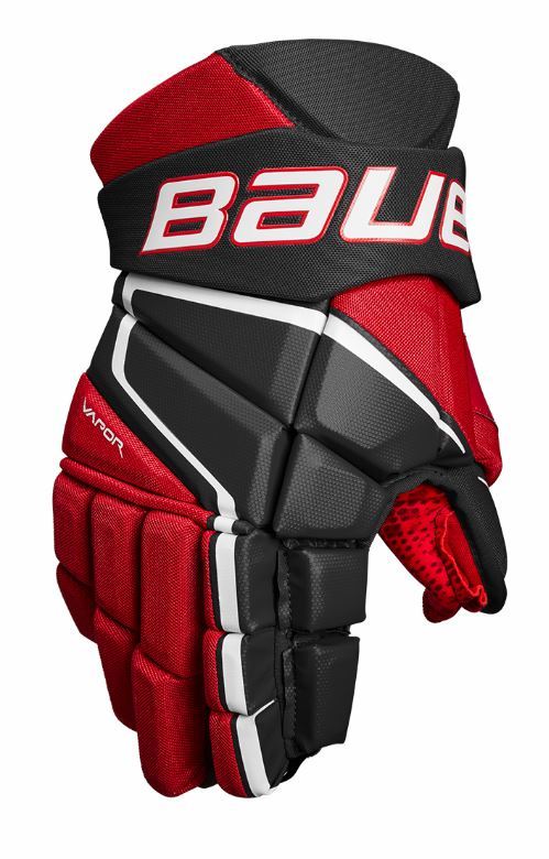 Bauer Rukavice Bauer Vapor 3X S22 SR, Senior, 15", čierna-červená