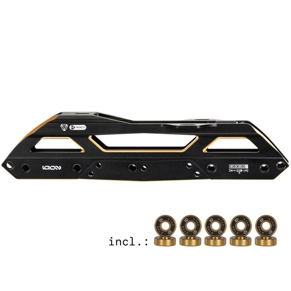 Powerslide Podvozky Iqon TR Decode Pro 110 Dark Combo, 4x-3x, 125-110, 335mm