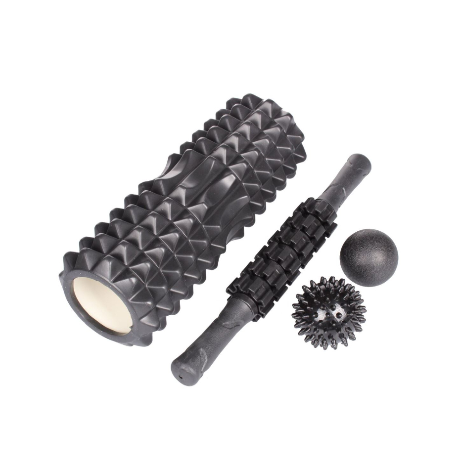 Merco Valec Yoga Roller Set IV, Černá