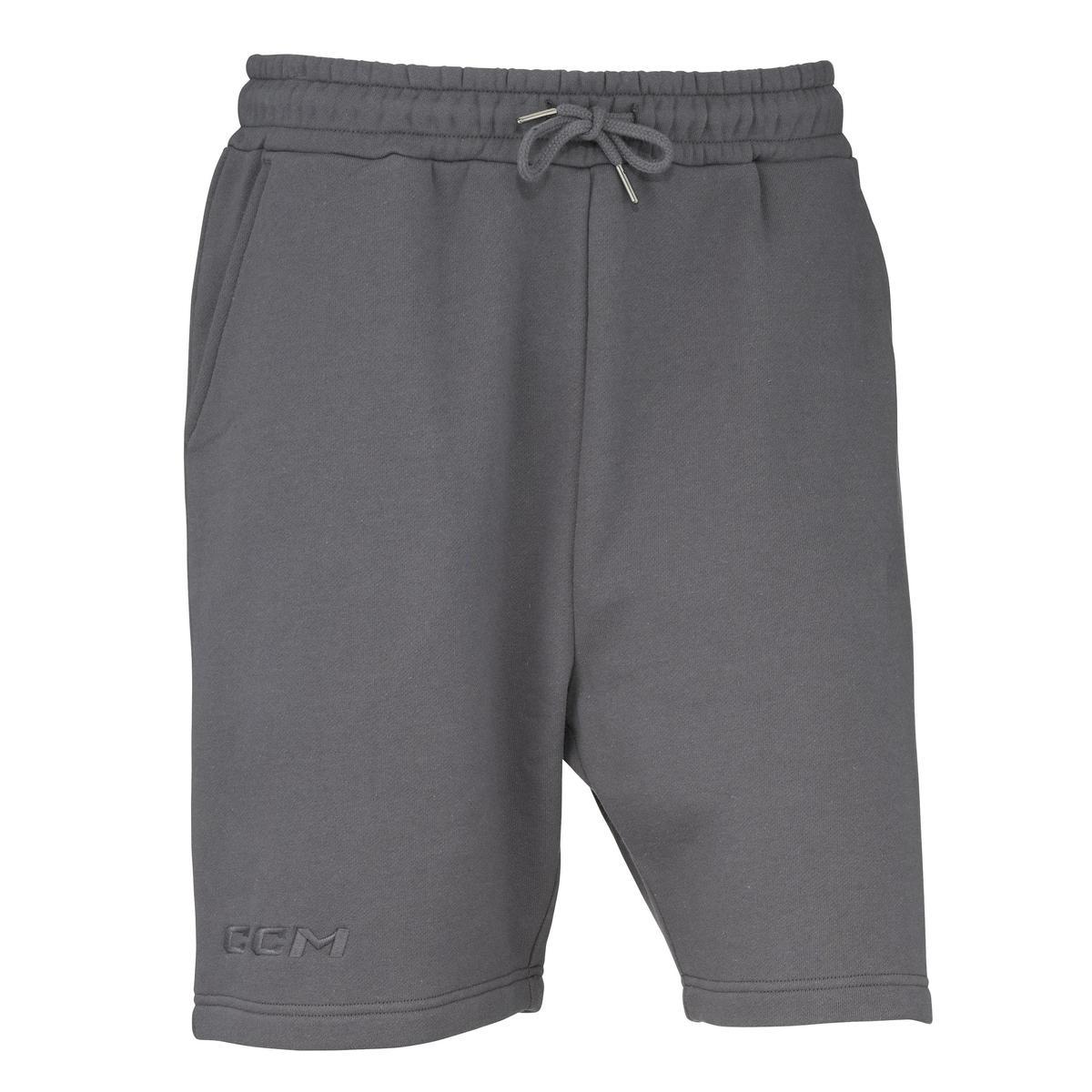 CCM Kraťasy CCM Core Fleece Short SR, šedá, Senior, M