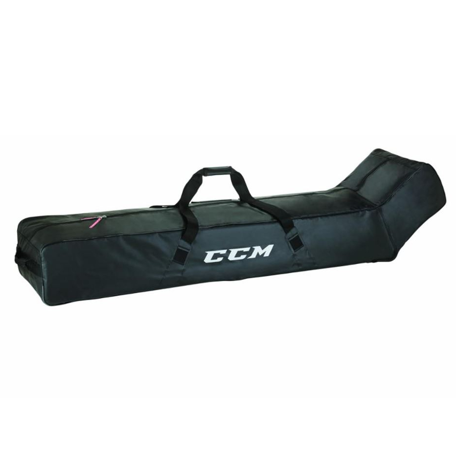 Taška na hokejky CCM Team Wheeled Stick Bag, černá, Senior, 77"