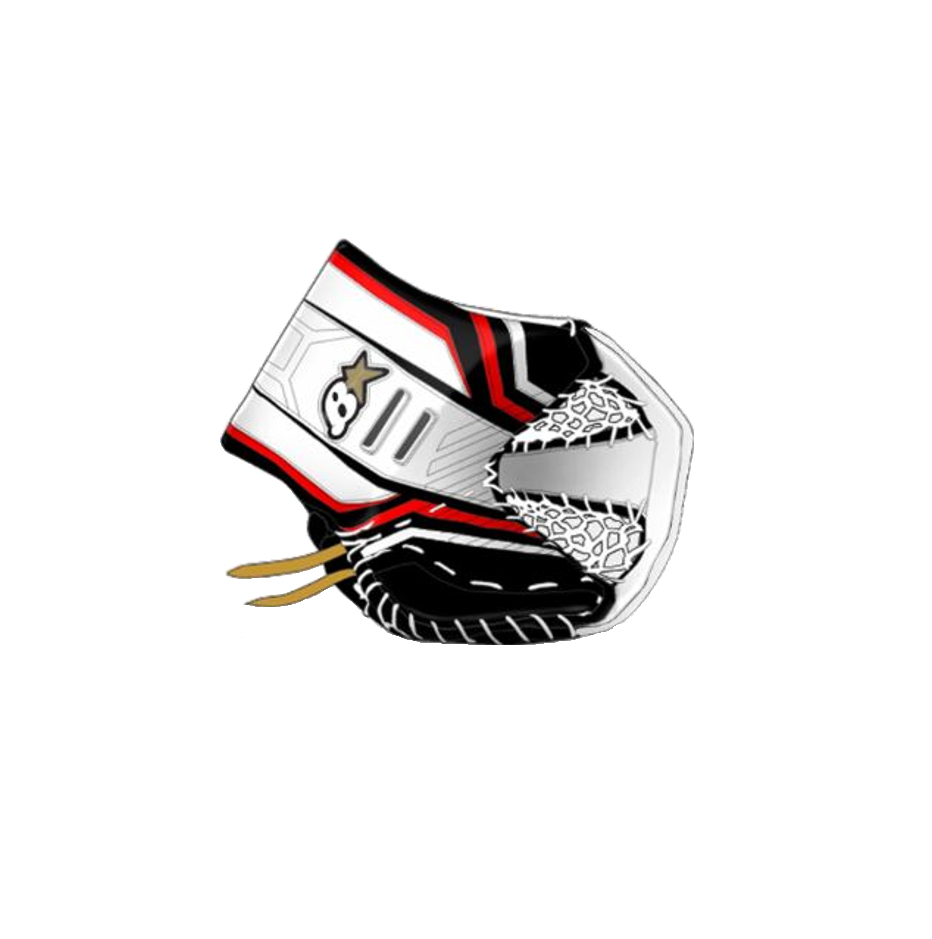 Brian’s Lapačka Brian’s Optik X3 JR, biela-čierna-červená, Junior, Klasický gard