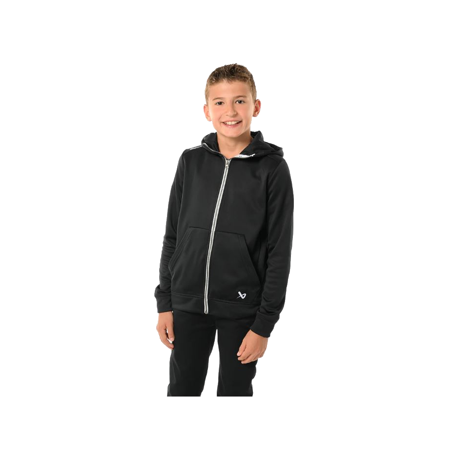 Bauer Mikina Bauer Team Fleece Zip YTH, Detská, čierna, L