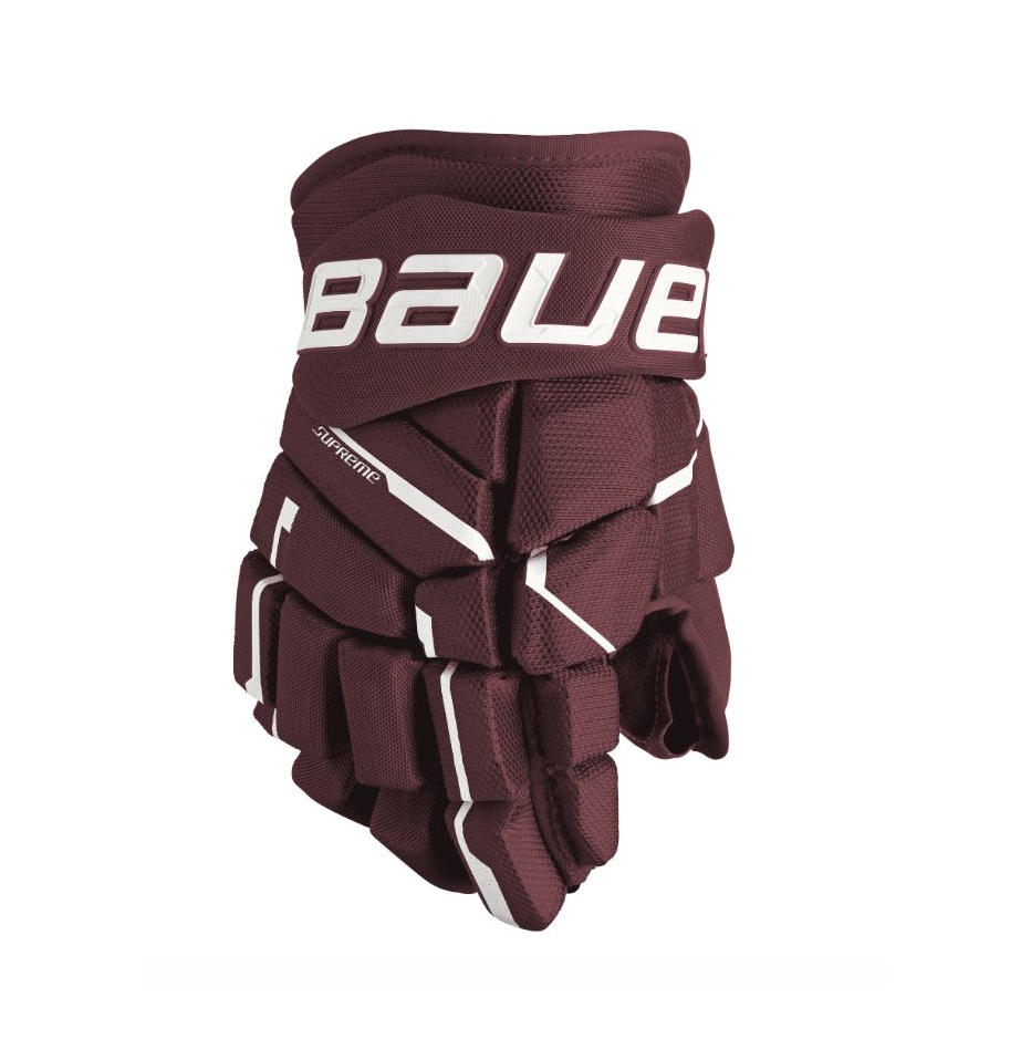 Bauer Rukavice Bauer Supreme M5Pro S23 SR, Senior, vínová, 14"