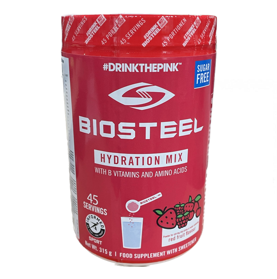 Iontový nápoj Biosteel Red Fruit High Performance Sports Drink (315g)