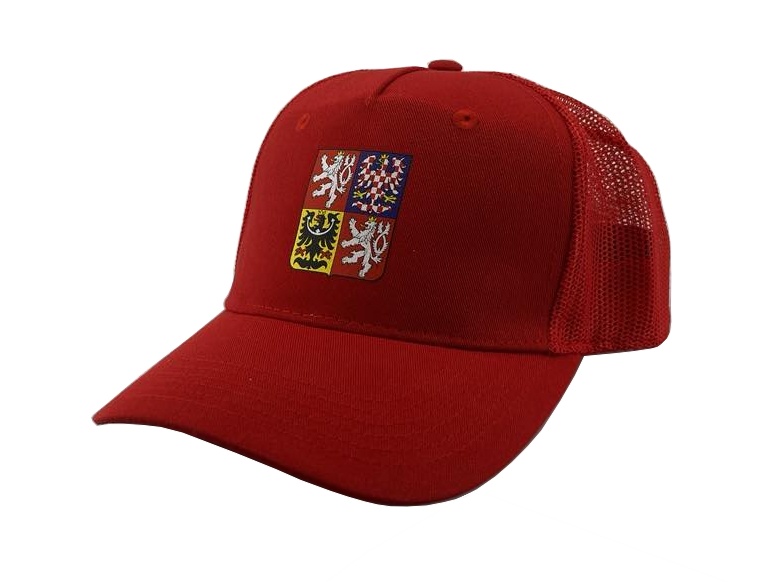 Hejduk Šiltovka Czech National Emblem, červená, Senior