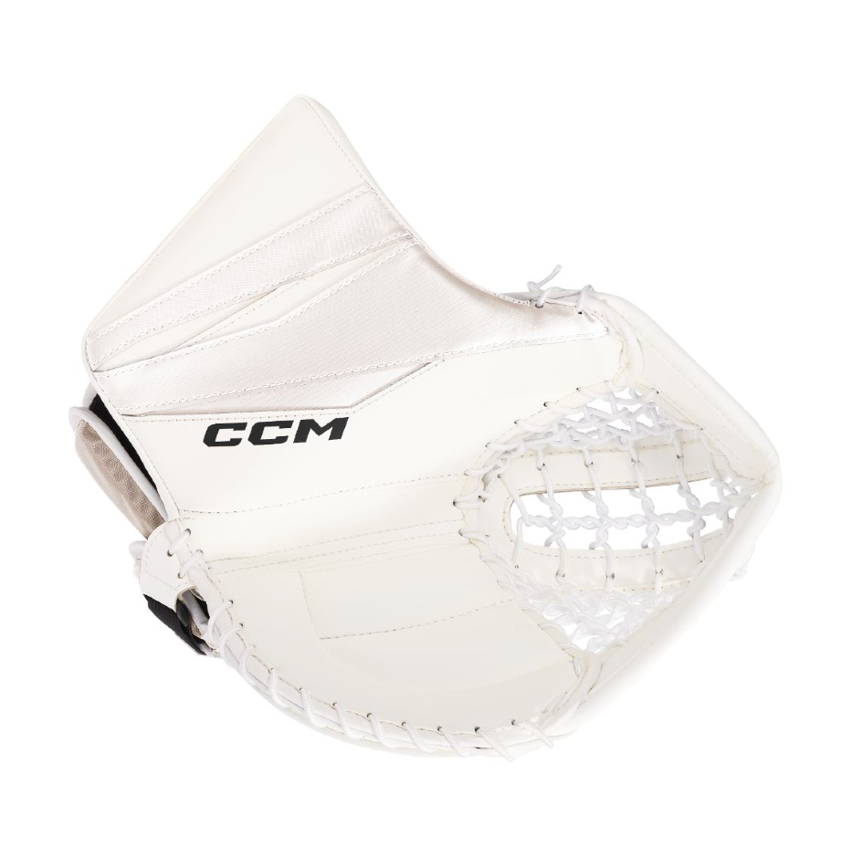 CCM Lapačka CCM Axis XF SR, Senior, biela, Klasický gard