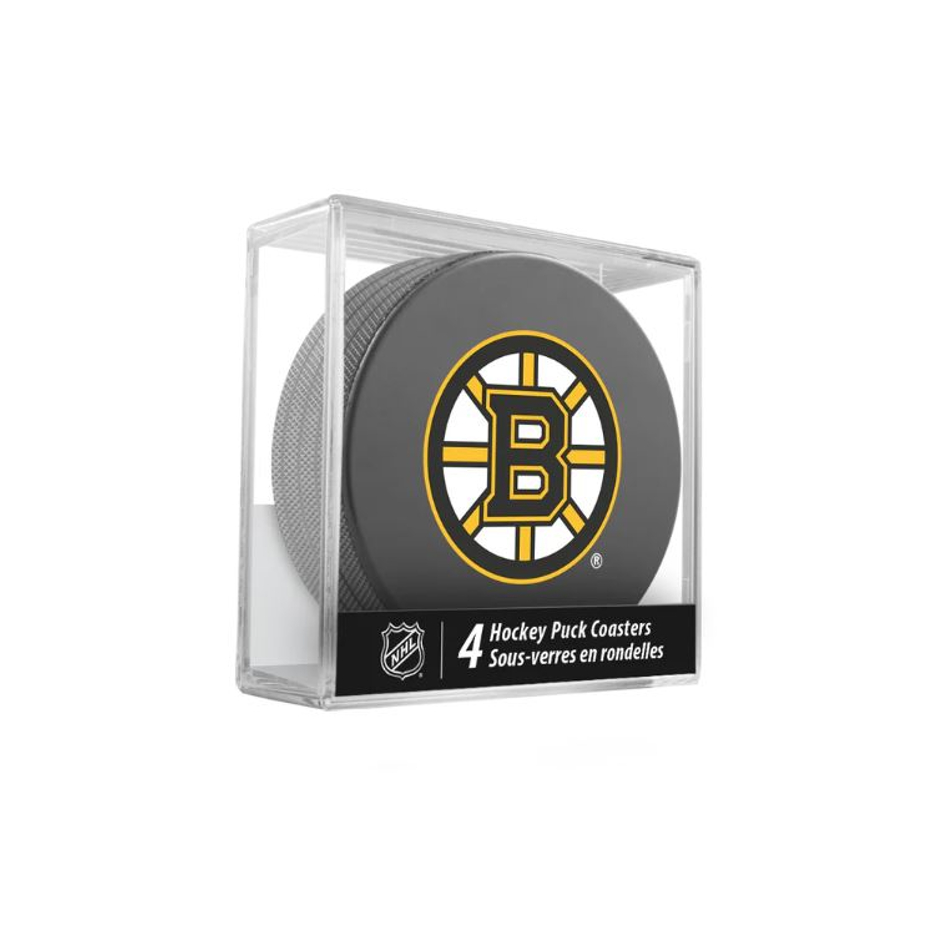 InGlasCo Fanouškovský puk NHL Coasters Cube, Boston Bruins