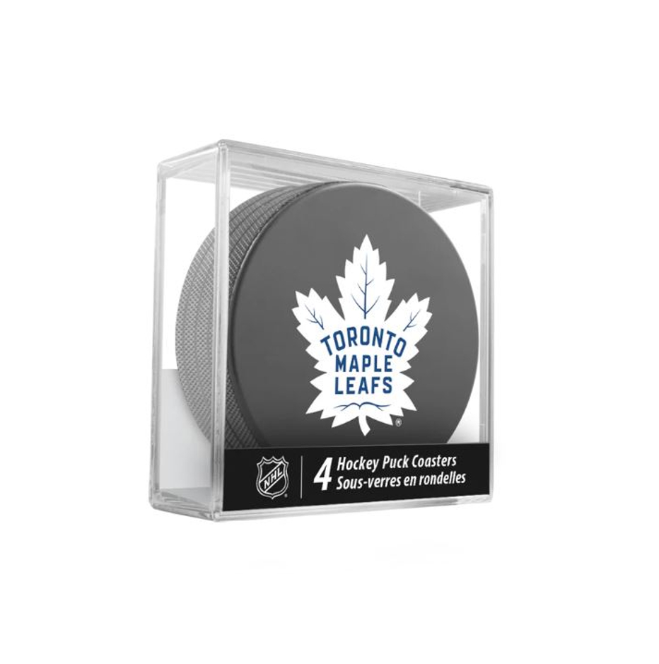 InGlasCo Fanouškovský puk NHL Coasters Cube, Toronto Maple Leafs