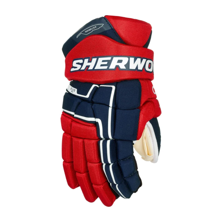 Sherwood Rukavice Sherwood Code Encrypt 1 SR, Senior, tmavo modrá-červená-biela, 14"