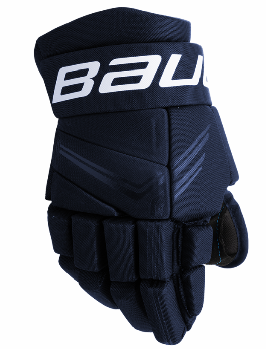 Bauer Rukavice Bauer X S24 YTH, Dětská, tmavě modrá, 9"