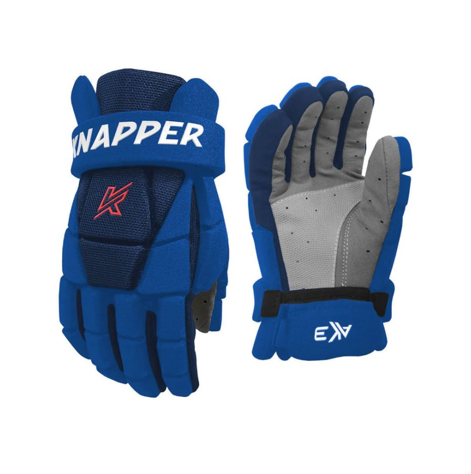 Knapper Hokejbalové rukavice Knapper AK3 S24 SR, Senior, modrá, 13