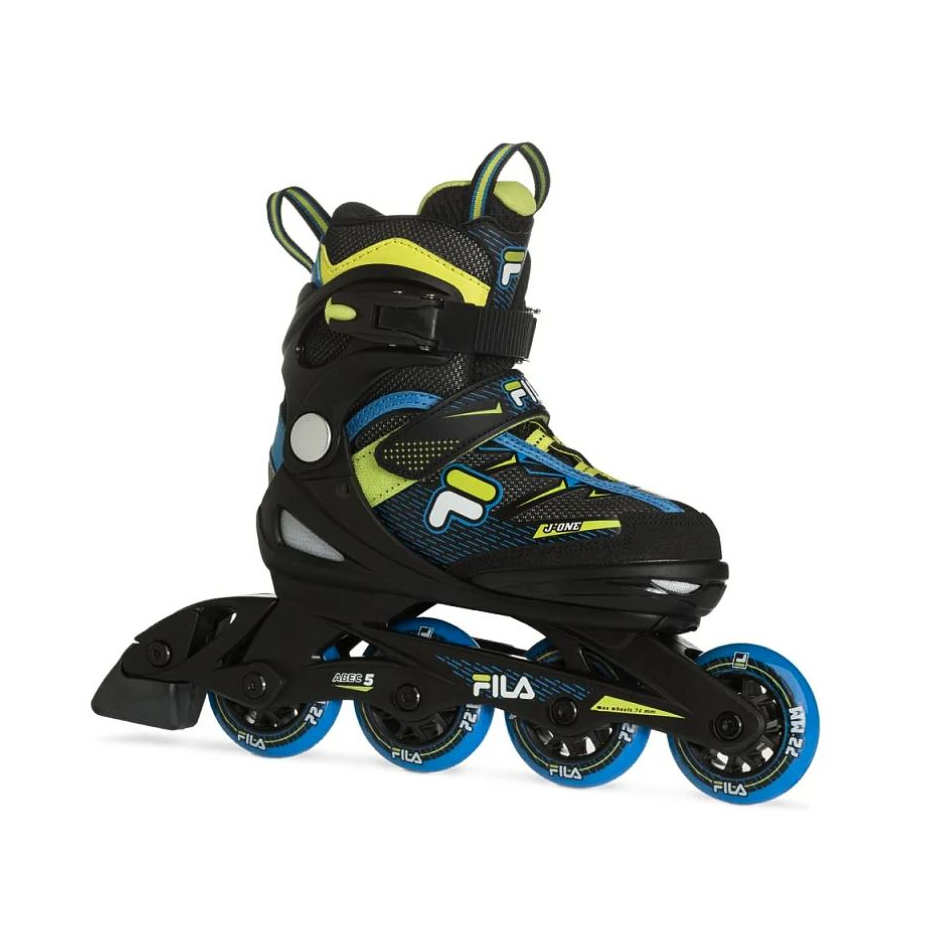 Fila Dětské kolečkové brusle Fila J-One Boy Combo 3-Set Blue/Lime, L, 36-40, 4x, 72