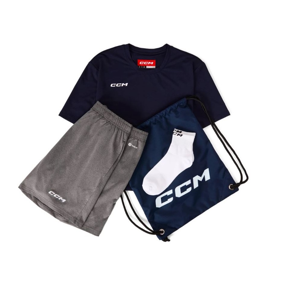 CCM Tréningový textil CCM Dryland Kit SR, tmavo modrá, Senior, S