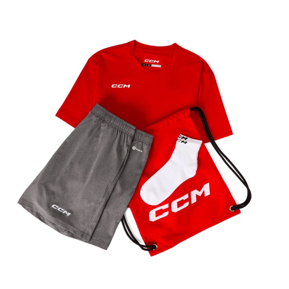 CCM Tréningový textil CCM Dryland Kit SR, červená, Senior, S