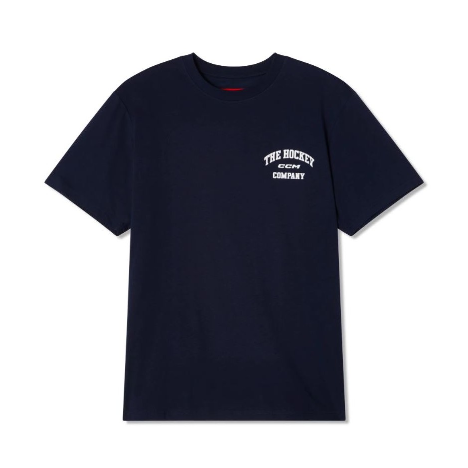 CCM Tričko CCM Athleisure Tee SR, tmavo modrá, Senior, M